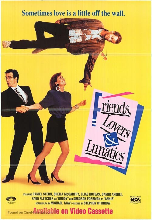 Friends, Lovers, &amp; Lunatics - Canadian Video release movie poster