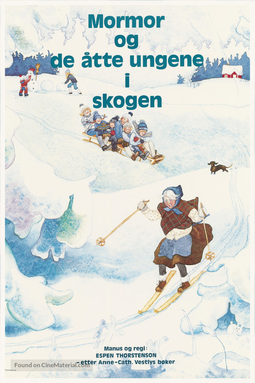 Mormor og de &aring;tte ungene i skogen - Norwegian Movie Poster