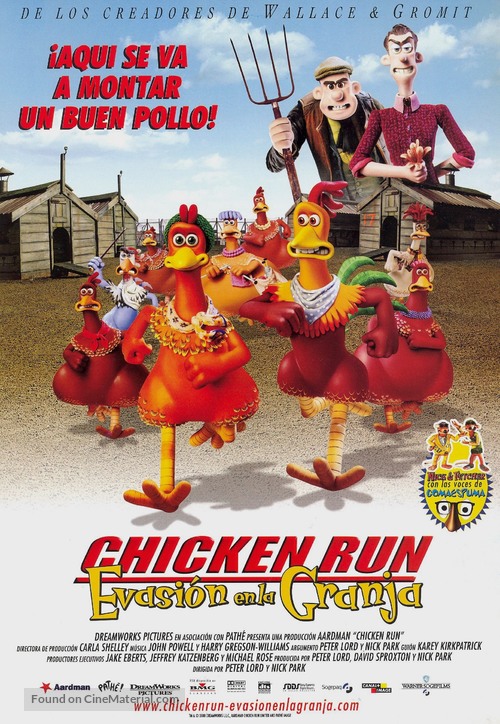 Chicken Run - Spanish Movie Poster