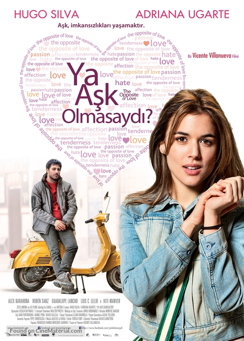Lo contrario al amor - Turkish Movie Poster