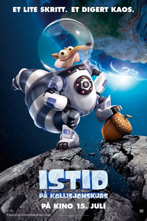 Ice Age: Collision Course - Norwegian Movie Poster
