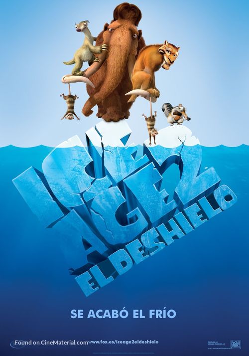 Ice Age: The Meltdown - Spanish Movie Poster