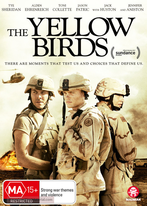 The Yellow Birds - Australian DVD movie cover