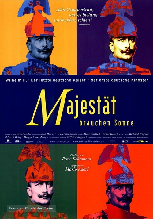 Majest&auml;t brauchen Sonne - German Movie Poster