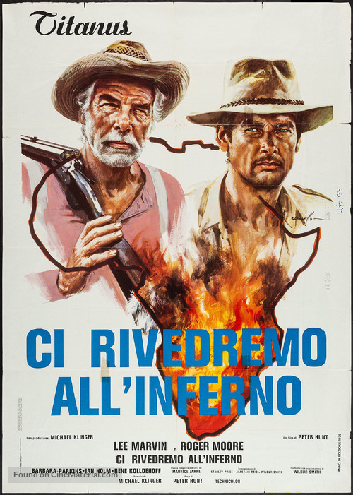Shout at the Devil - Italian Movie Poster