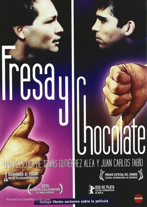 Fresa y chocolate - Spanish Movie Cover