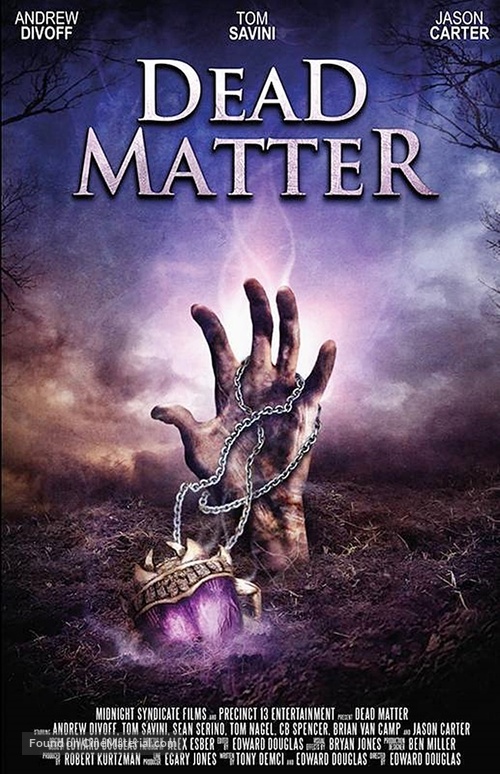 The Dead Matter - German Blu-Ray movie cover