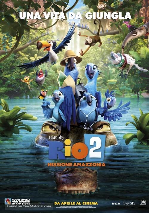 Rio 2 - Italian Movie Poster