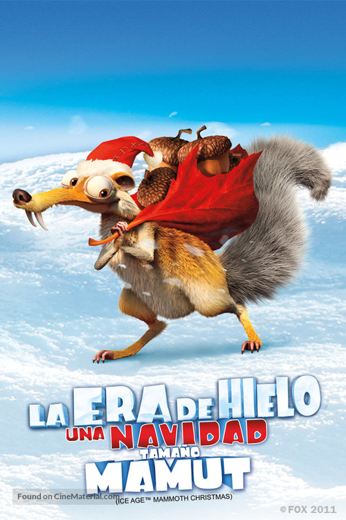 Ice Age: A Mammoth Christmas - Mexican Movie Poster