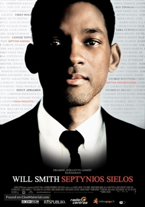 Seven Pounds - Lithuanian Movie Poster