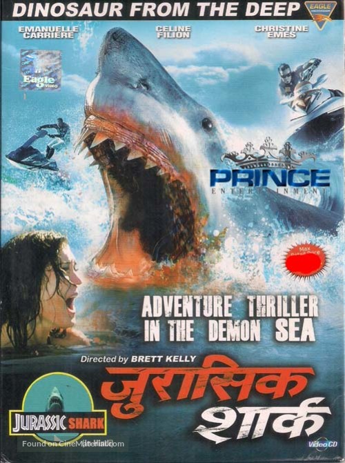 Jurassic Shark - Indian DVD movie cover