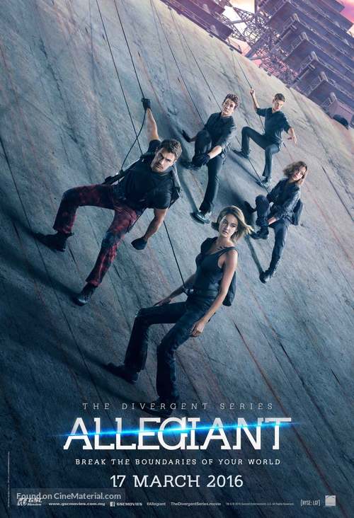 The Divergent Series: Allegiant - Malaysian Movie Poster