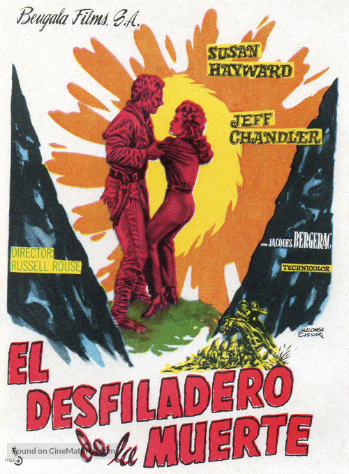 Thunder in the Sun - Spanish Movie Poster