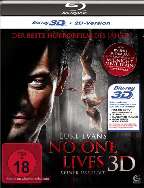 No One Lives - German Blu-Ray movie cover