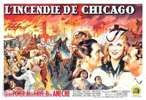 In Old Chicago - French Movie Poster