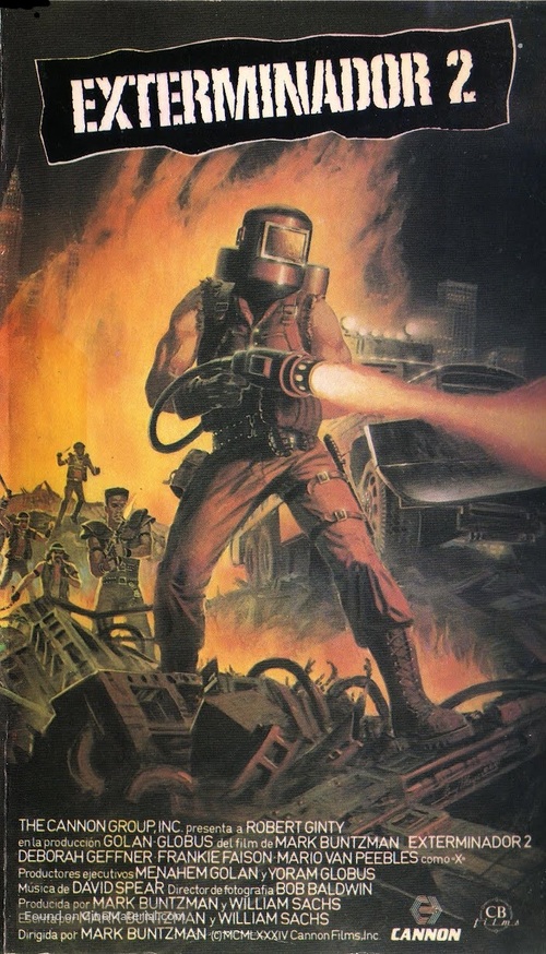 Exterminator 2 - Spanish VHS movie cover