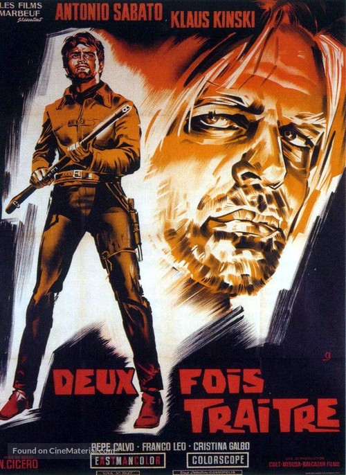 Due volte Giuda - French Movie Poster
