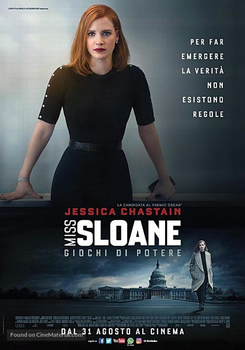 Miss Sloane - Italian Movie Poster