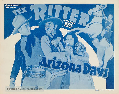 Arizona Days - Re-release movie poster