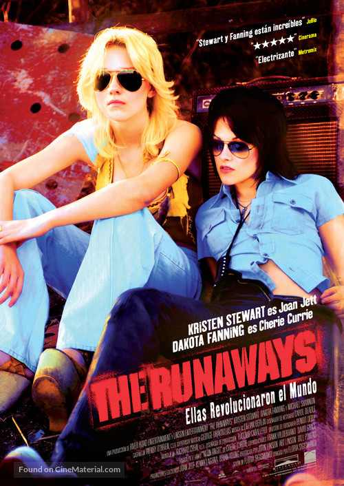 The Runaways - Spanish Movie Poster