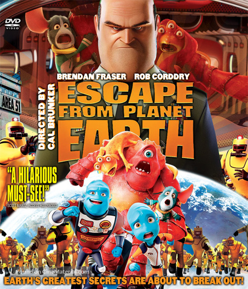 Escape from Planet Earth - Singaporean DVD movie cover