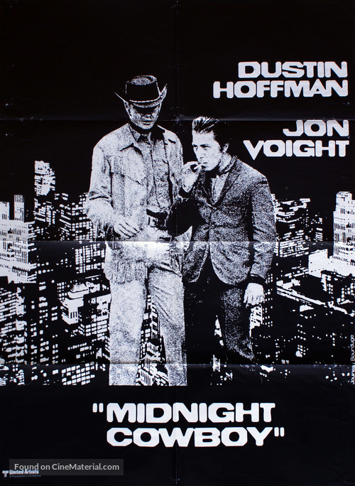 Midnight Cowboy - Danish Movie Poster