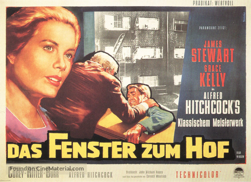 Rear Window - German Movie Poster