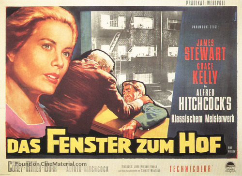 Rear Window - German Movie Poster