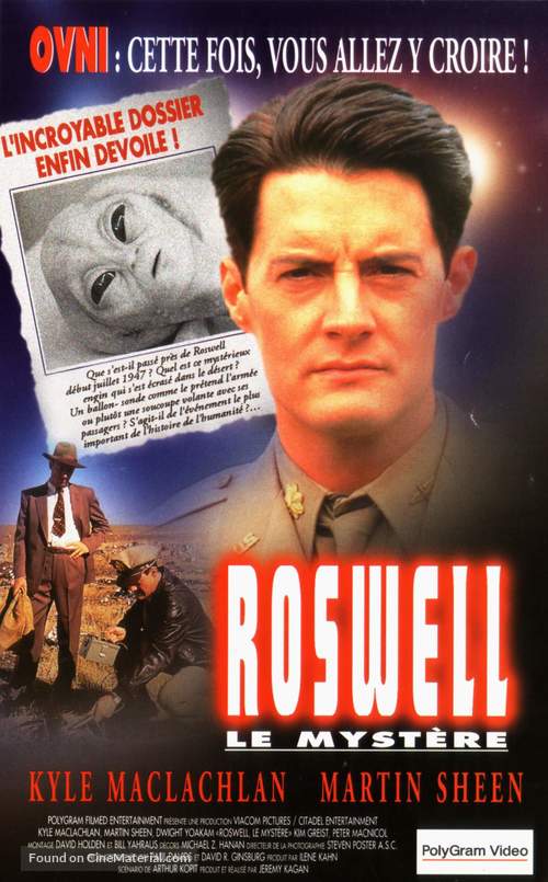 Roswell - French VHS movie cover
