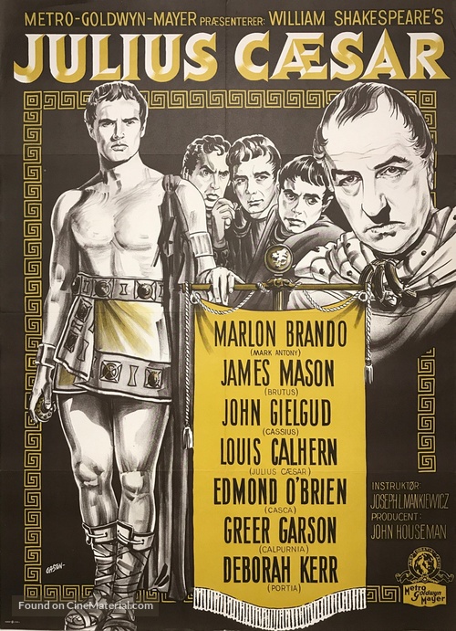 Julius Caesar - Danish Movie Poster
