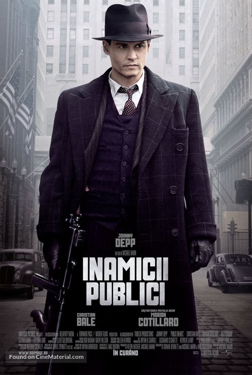 Public Enemies - Romanian Movie Poster