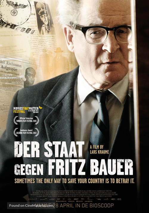 Der Staat gegen Fritz Bauer - Dutch Movie Poster