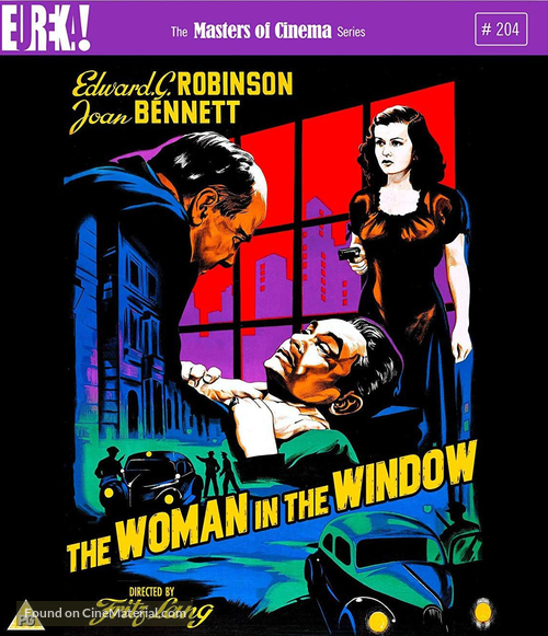 The Woman in the Window - British Blu-Ray movie cover