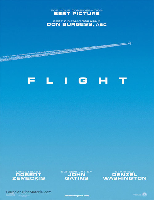Flight - For your consideration movie poster