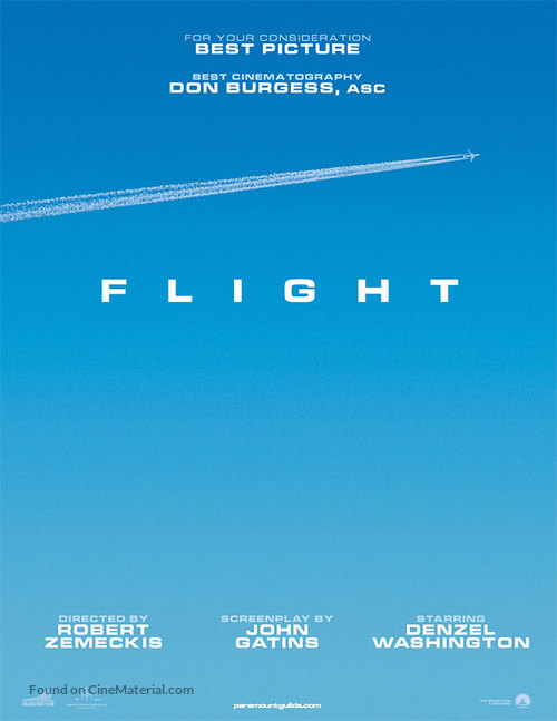 Flight - For your consideration movie poster