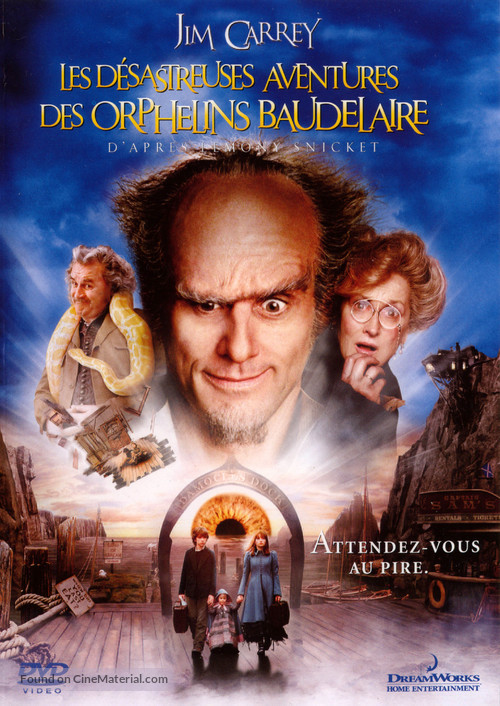 Lemony Snicket&#039;s A Series of Unfortunate Events - French DVD movie cover