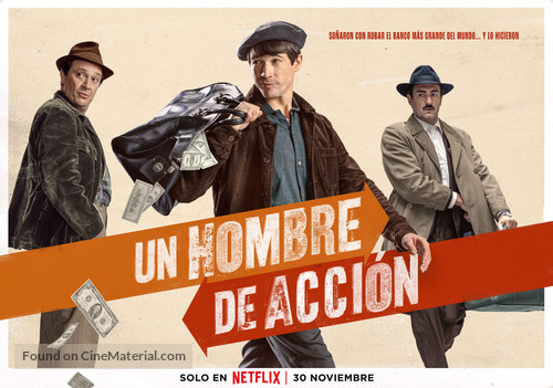 Un hombre de acci&oacute;n - Spanish Movie Poster