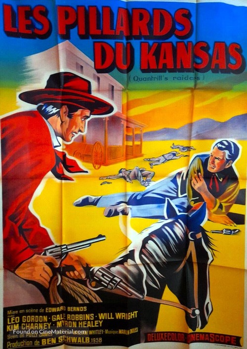 Quantrill&#039;s Raiders - French Movie Poster