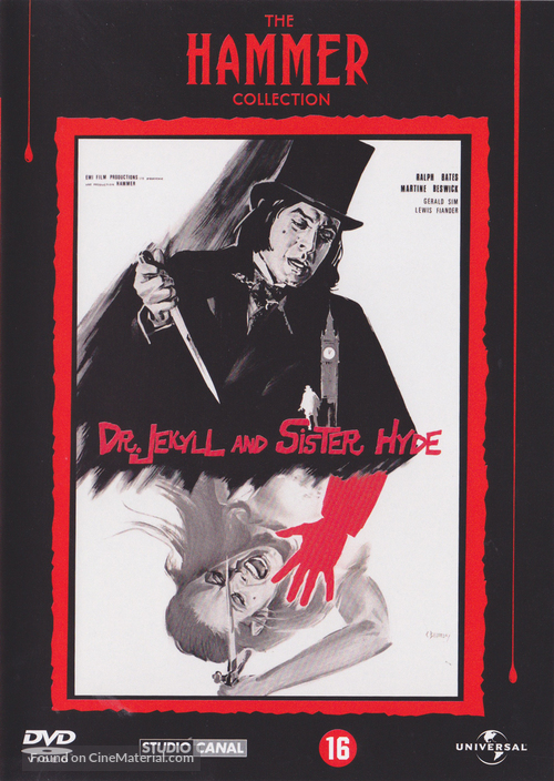 Dr. Jekyll and Sister Hyde - Dutch DVD movie cover