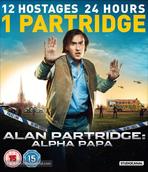 Alan Partridge: Alpha Papa - British Blu-Ray movie cover