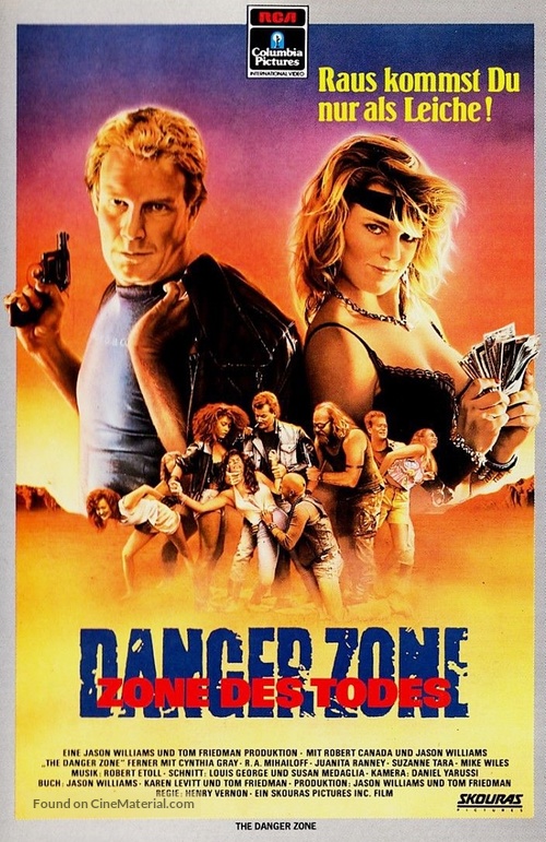 The Danger Zone - German VHS movie cover