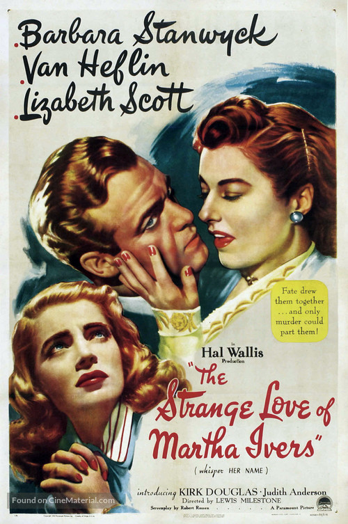 The Strange Love of Martha Ivers - Movie Poster