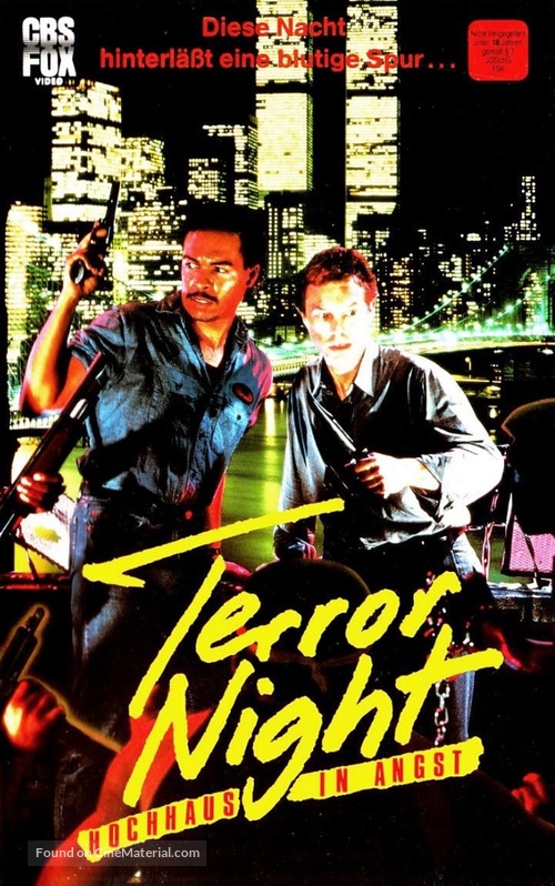 Terror Night - German VHS movie cover