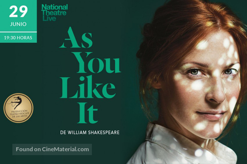 National Theatre Live: As You Like It - Chilean Movie Poster