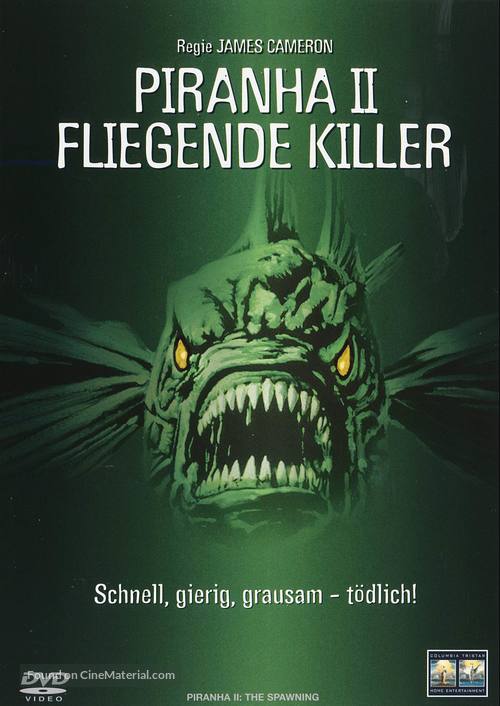 Piranha Part Two: The Spawning - German DVD movie cover