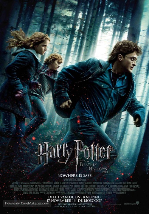 Harry Potter and the Deathly Hallows: Part I - Dutch Movie Poster