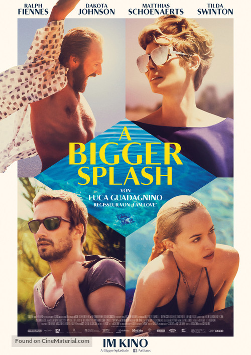 A Bigger Splash - German Movie Poster