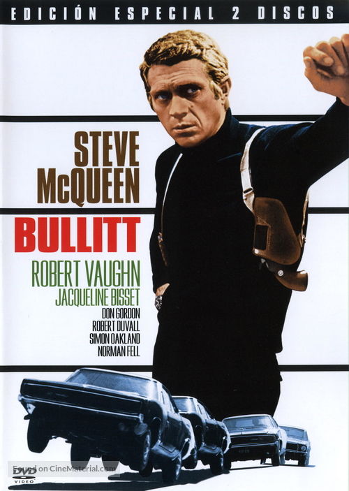 Bullitt - Spanish DVD movie cover