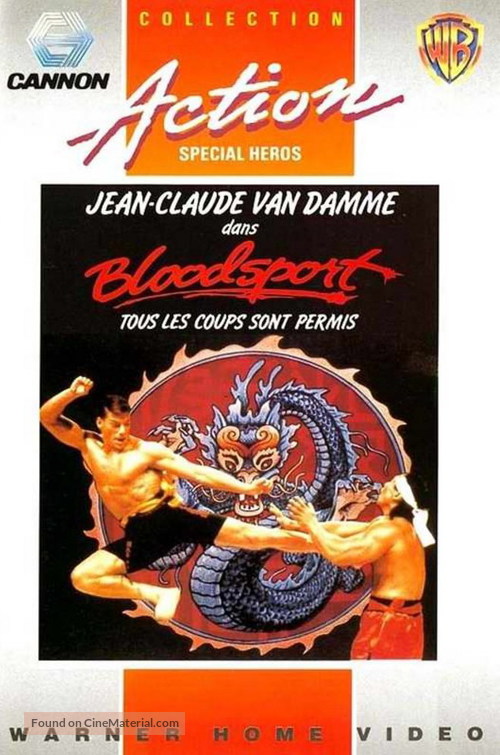 Bloodsport - French VHS movie cover