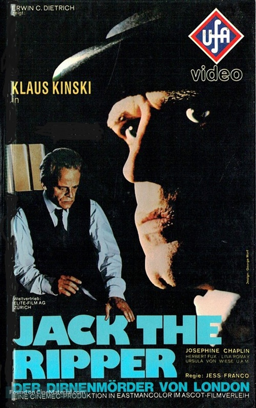 Jack the Ripper - German VHS movie cover